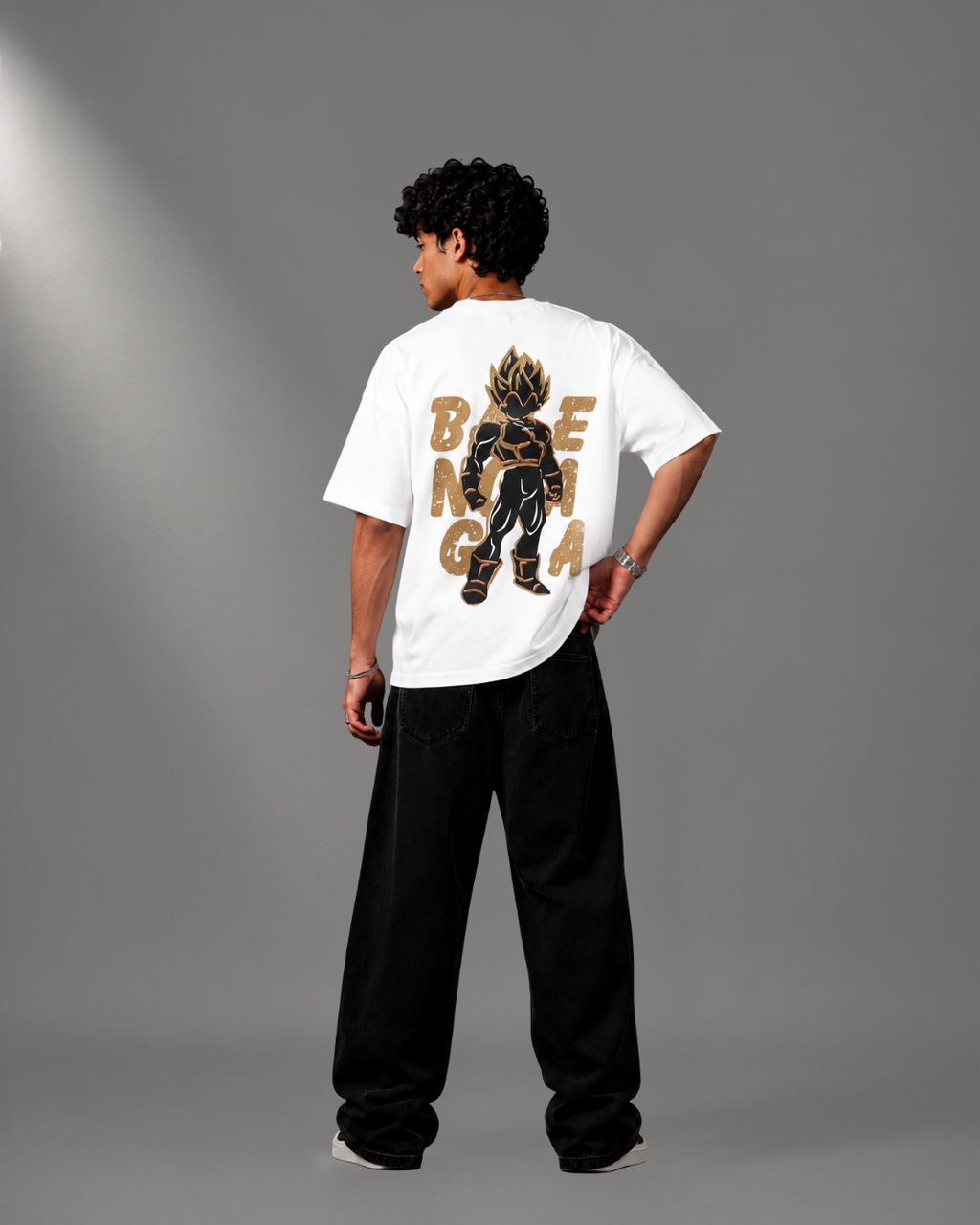 Anime Warrior Oversized Tee | Unisex Premium Streetwear