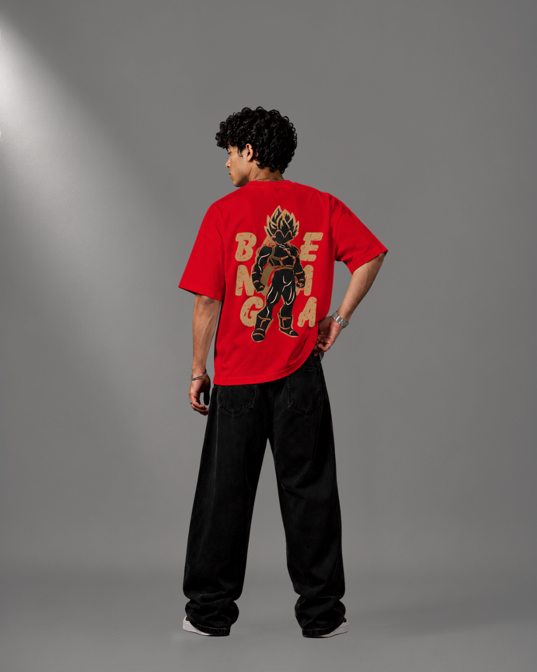 Anime Warrior Oversized Tee | Unisex Premium Streetwear