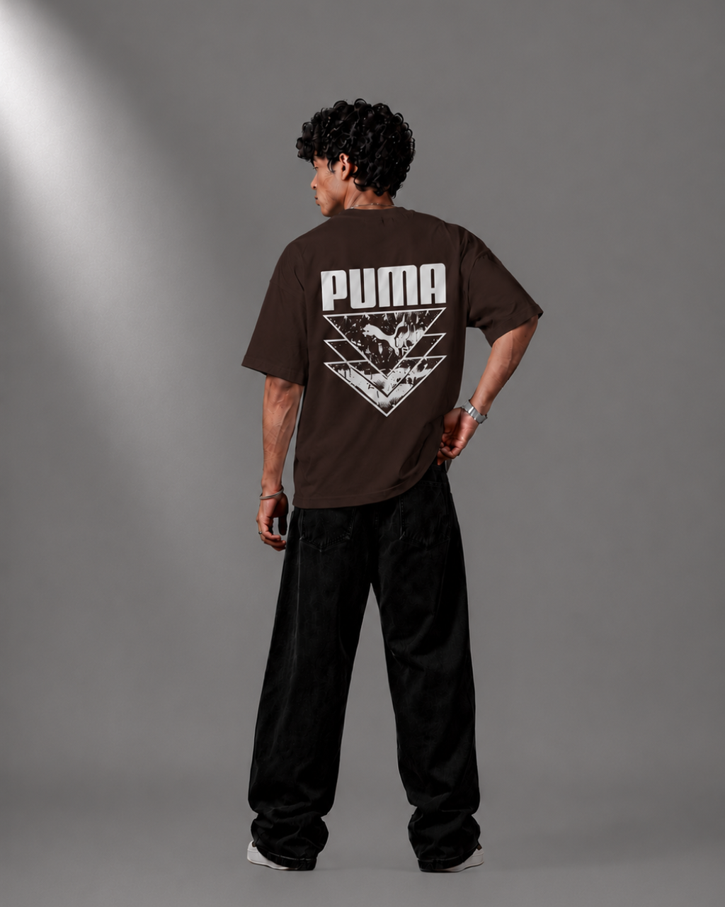 Geometric Logo Oversized Tee | Unisex Premium Streetwear