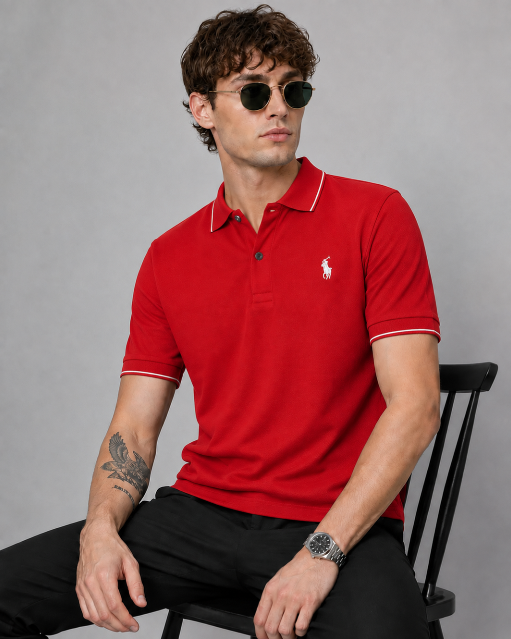 Classic Horse Logo Polo T-Shirt | Premium Quality
