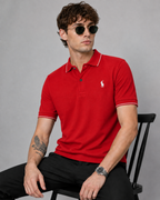 Classic Horse Logo Polo T-Shirt | Premium Quality