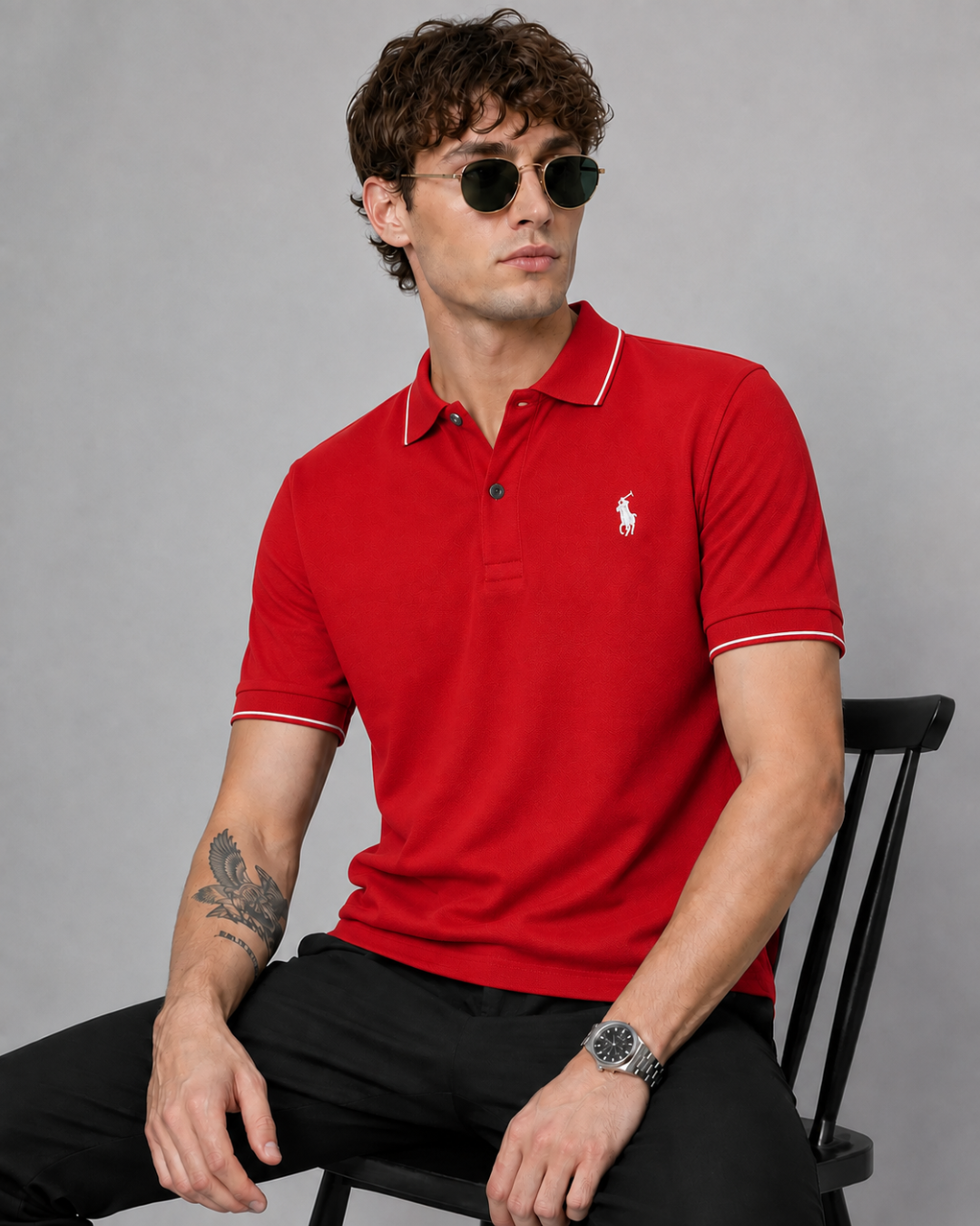 Classic Horse Logo Polo T-Shirt | Premium Quality
