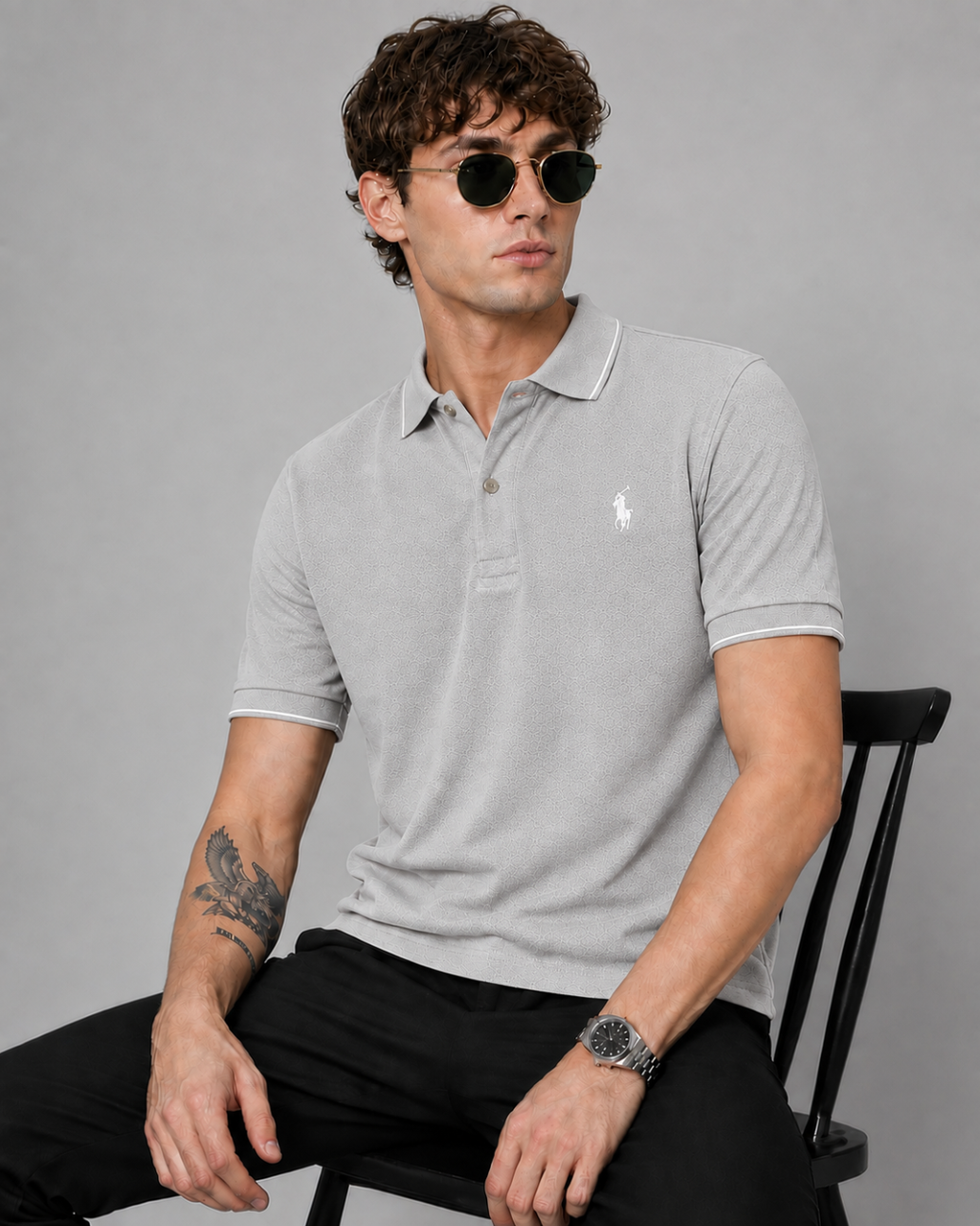 Classic Horse Logo Polo T-Shirt | Premium Quality