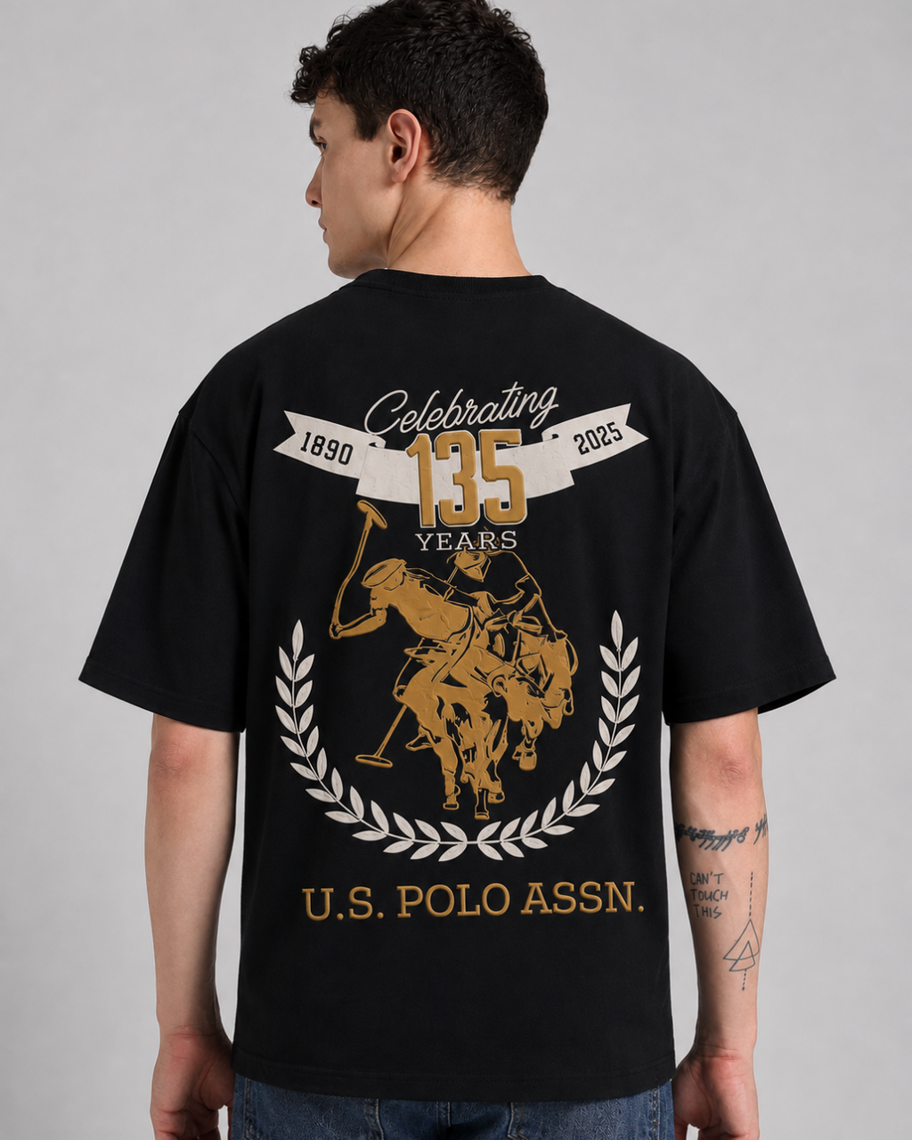 135 Years Heritage Oversized Drop Shoulder Tee | Unisex Streetwear