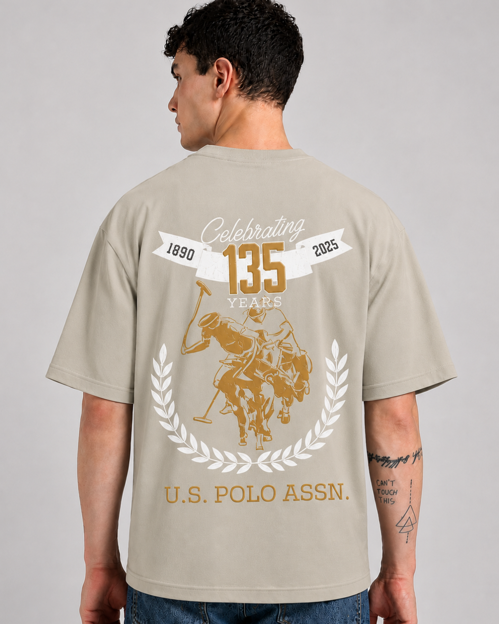 135 Years Heritage Oversized Drop Shoulder Tee | Unisex Streetwear