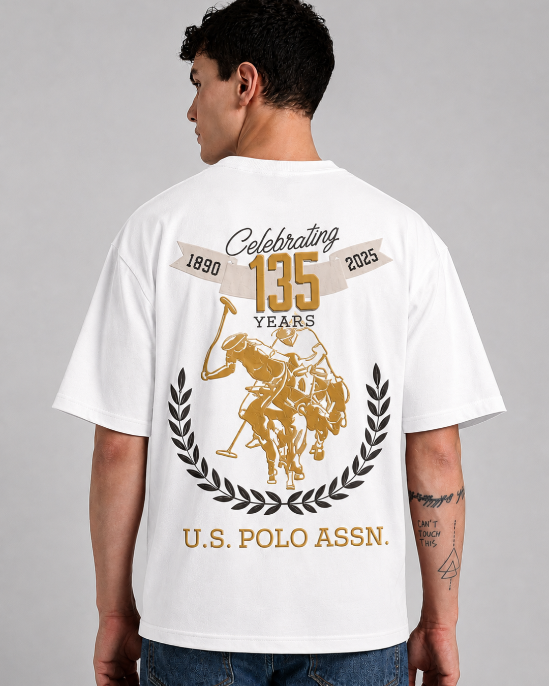 135 Years Heritage Oversized Drop Shoulder Tee | Unisex Streetwear