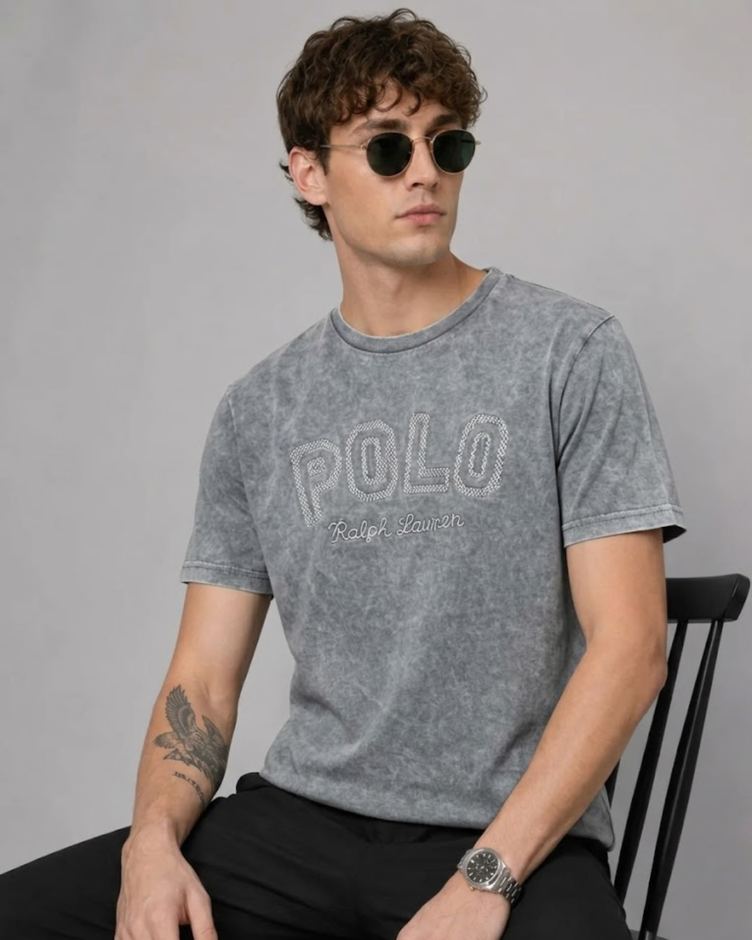 Vintage Wash POLO Regular Fit T-Shirt | Unisex Casual Wear