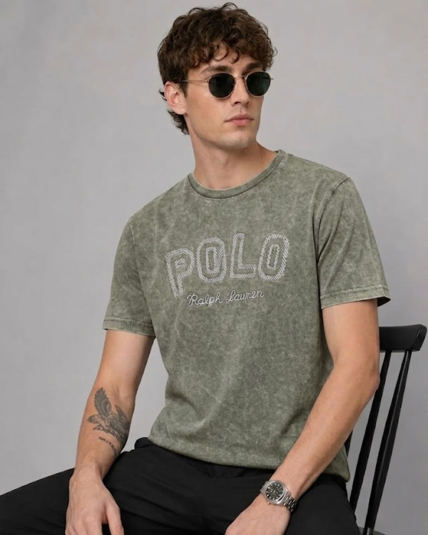Vintage Wash POLO Regular Fit T-Shirt | Unisex Casual Wear