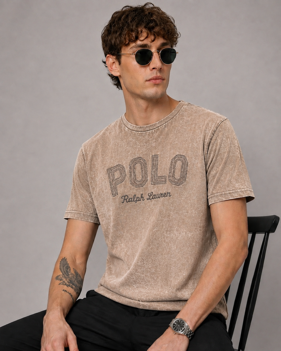 Vintage Wash POLO Regular Fit T-Shirt | Unisex Casual Wear