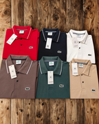 Crocodile Contrast Collar Polo