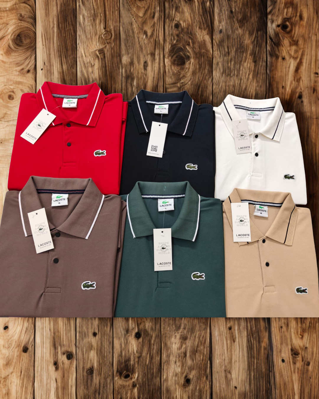 Crocodile Contrast Collar Polo