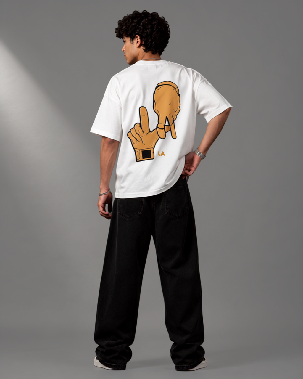 LA Graphic Oversized Long Sleeve Tee – Unisex