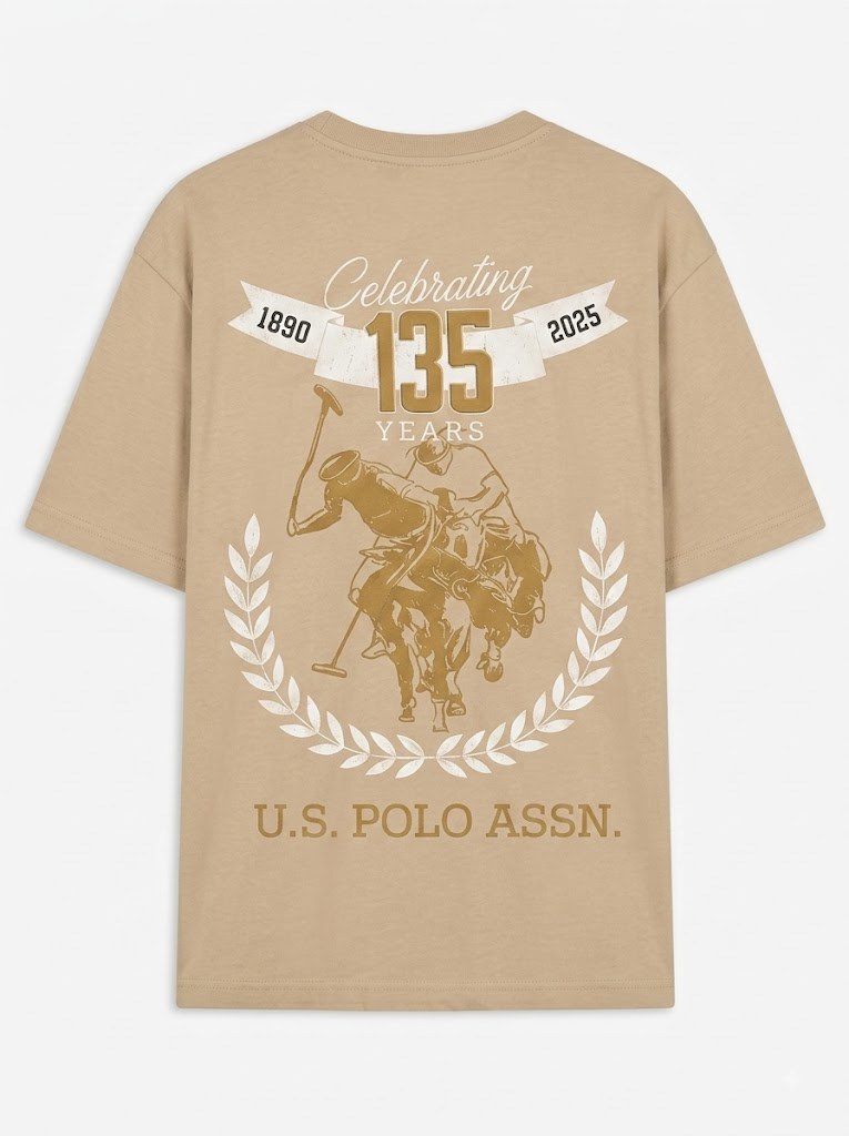 135 Years Heritage Oversized Drop Shoulder Tee | Unisex Streetwear